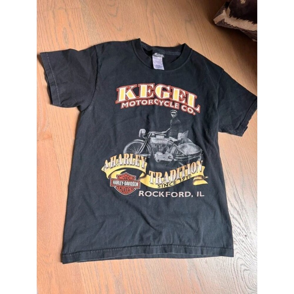 Harley Davidson t shirt 2000s size small Illinois